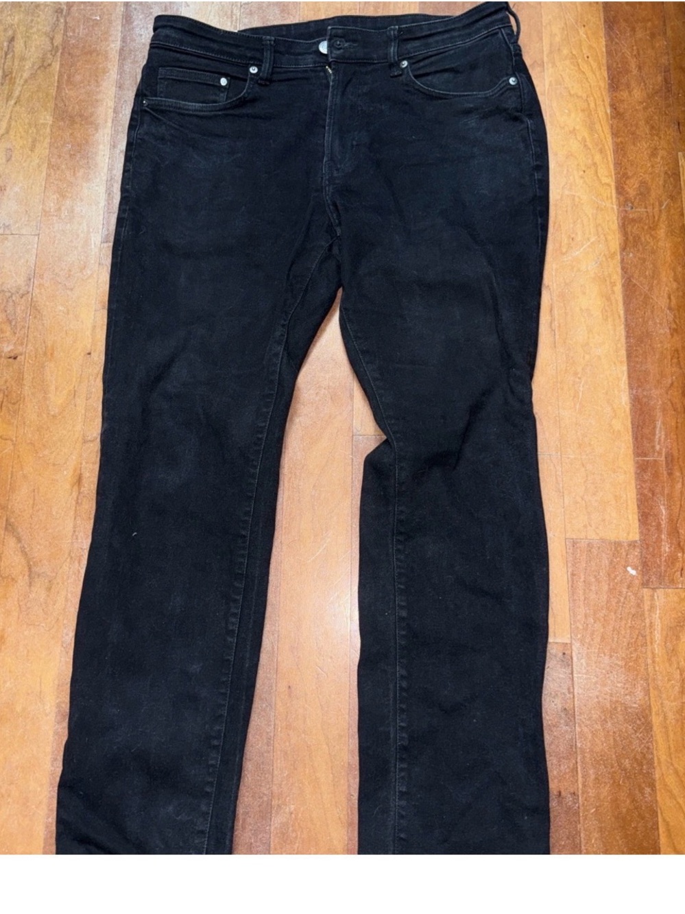 H&M Straight Leg Black Women's Jeans